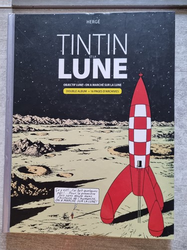 Tintin lune double - tintin,