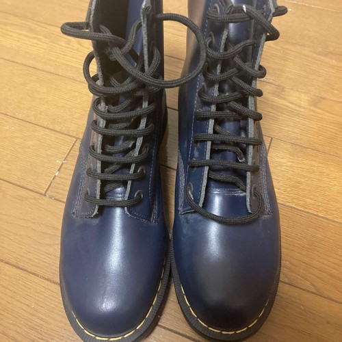 Solovair men navy leather - solovair,