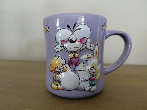 Mug tasse diddl vintage violet - mug,