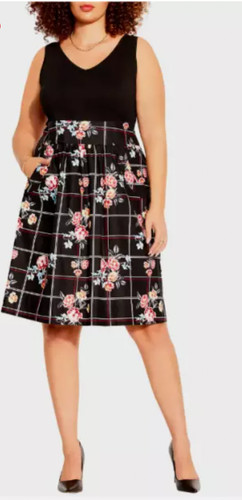 City chic dress black - dress,