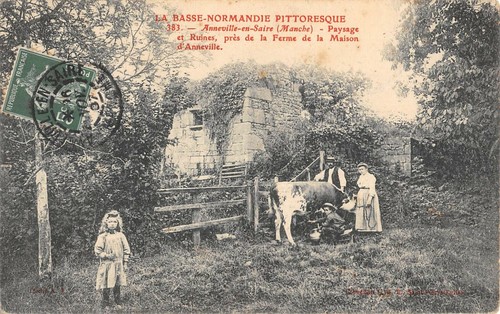 Cpa anneville saire - anneville, en