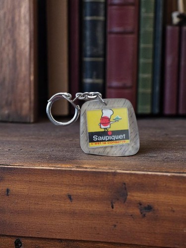 Porte clés vintage saupiquet - vintage,