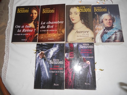 Juliette benzoni 6 livres - juliette,