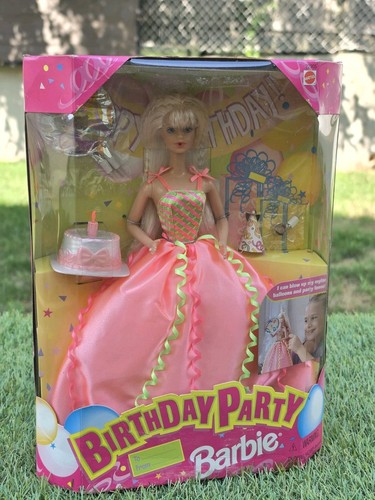 1998 vintage birthday barbie - vintage,