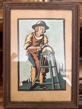 Attribué à David Dellepiane, Le Rémouleur 