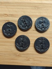 8 Bouton ancre de marine ref 16