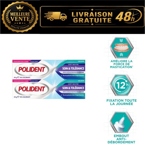 Crème adhésive dentier