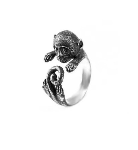Bague animale ajustable - bague,