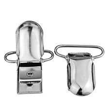 Attache tétine métal - attache-tétine, en
