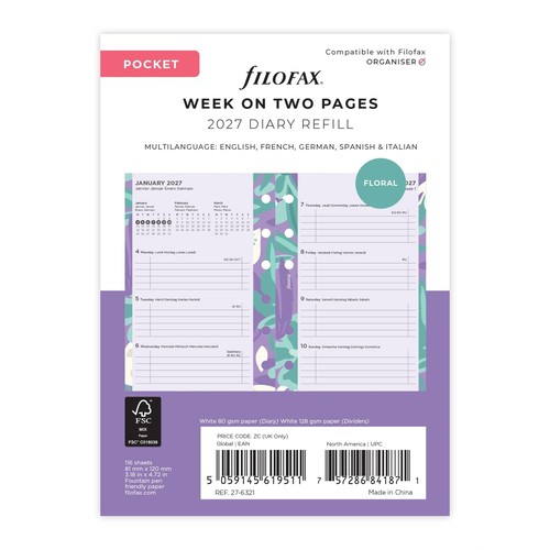 6321 filofax recharge - [27-6321],
