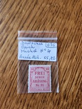 Deutsches REICH Michel N °4