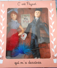 Poupées Peynet -le facteur et