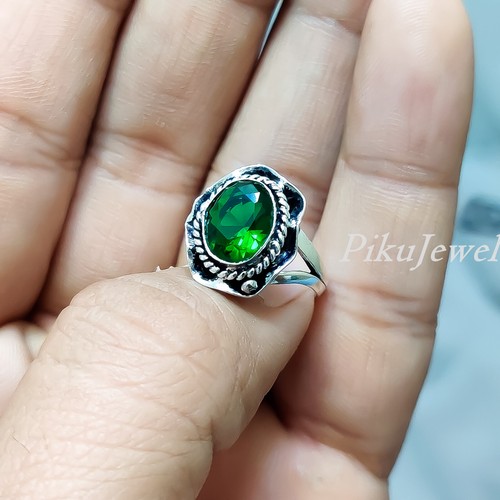 Bague argent sterling - en,