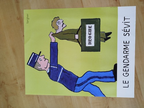 Affiche gendarmerie savignac - gendarmerie,