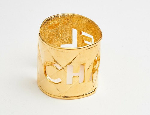Chanel vintage quilted cuff - vintage,
