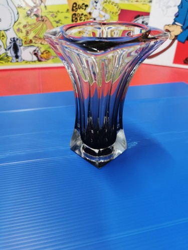 Vase cristal sommerso vintage - cristal,