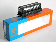 ROCO HO 4364 WAGON TOMBEREAU RIDELLE BASSE, PORTE CONTAINER CITERNE BITBURGER DB