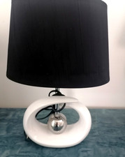 Lampe de salon à poser céramique, Lampe Lune et Terre