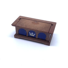 PLAYMOBIL * MOYEN-AGE * Coffre Brun Couronne  Roi Château Royal 3268