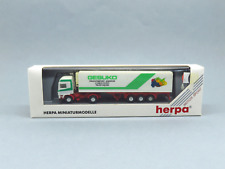 HERPA CAMION VOLVO F10 SEMI-REMORQUE FRIGORIFIQUE GESUKO - ECHELLE H0 1/87