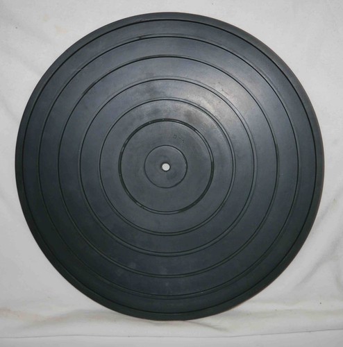 Plateau caoutchouc platine