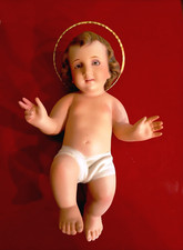 grand santon crèche signé