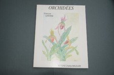 Orchidées F. Lemoine Orchidées 1990 30 belles planches couleurs (aquarelles)