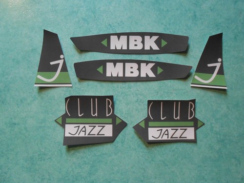 Lot autocollants mbk club - lot,