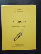 PARTITION - G. JOUVIN A.J. DERVAUX - Cap-Horn  pour  trompette en sib et piano