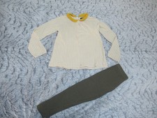 Blouse à pois jaune col