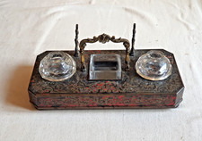 ENCRIER DOUBLE MARQUETERIE