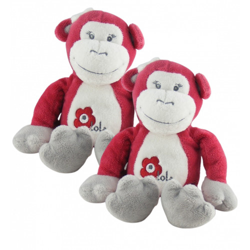 Doudou singe rouge - arthur, et