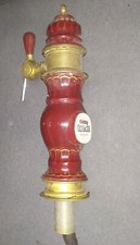 Ancienne pompe à bière laiton faience Mutzig Old Lager C.1950 ... tireuse