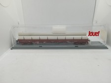 JOUEF, Échelle HO, Wagon plat + Tuyaux, SNCF, Boîte cristal, Réf : 675900