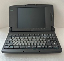 Ancien PC Portable Japonais NEC MODEL JX A200 avec imprimante integrée Non testé