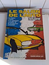 L AUTO-JOURNAL LE SALON DE L AUTO 1971