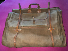 Grande sacoche  de voyage ancienne pour costume, pliante