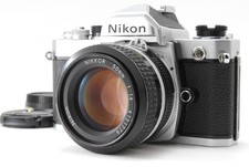 [N MINT] Nikon FM SLR 35mm Film Camera Ai Nikkor 50mm F1.4 Lens JAPAN #BF SALE