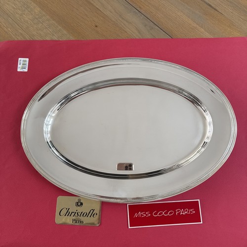 Plat viande christofle perles - viande,