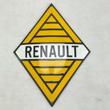 RENAULT Logo Plaque Émaillée