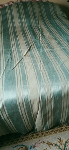 Nappe ronde rayures - nappe, vertes