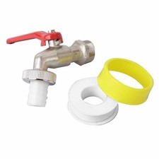 Robinet de vidange 3-4" pour futs 50, 60 et 205l (metal a boisseau spherique)