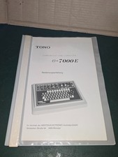 MANUEL D INSTRUCTIONS TONO  THETA - 7000 E