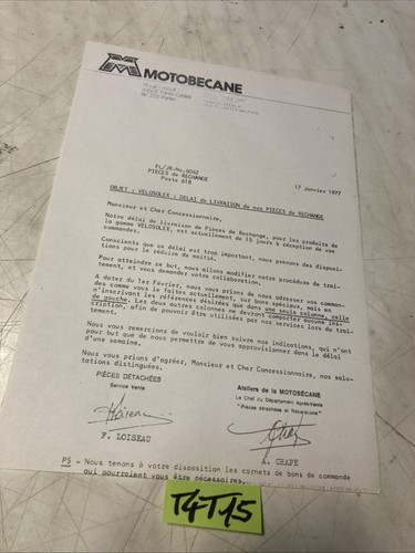 1977 motobécane motoconfort - motobécane,