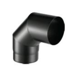 COURBE 90° POUR CONDUIT DE FUMÉE LIGNE BOIS NOIR DIAMÈTRE 120