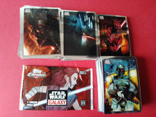 2023 Topps Star Wars Chrome Galaxy Set Complet des 100 cartes de base de 1 à 100