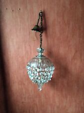 LUSTRE MONTGOLFIÈRE PLAFONNIER A PAMPILLES