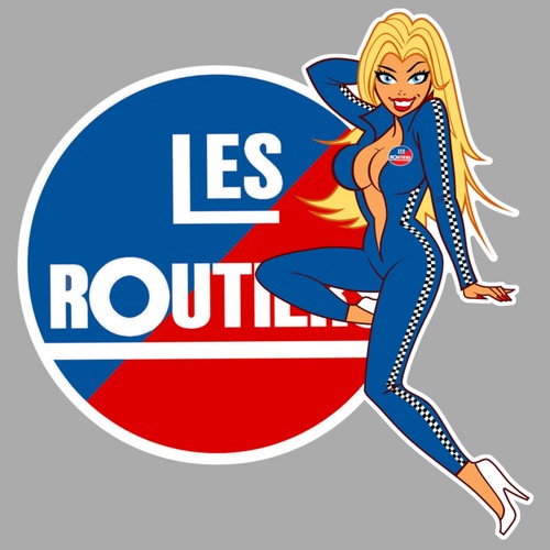 Sticker pin les - up, routiers