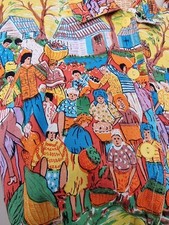 RENÉ DERHY : VINTAGE 70 80  ENSEMBLE FILLE JUPE CHEMISE À NOUER SUPERBE IMPRIMÉ 