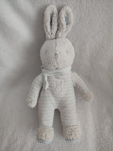 Doudou peluche lapin - , rayé